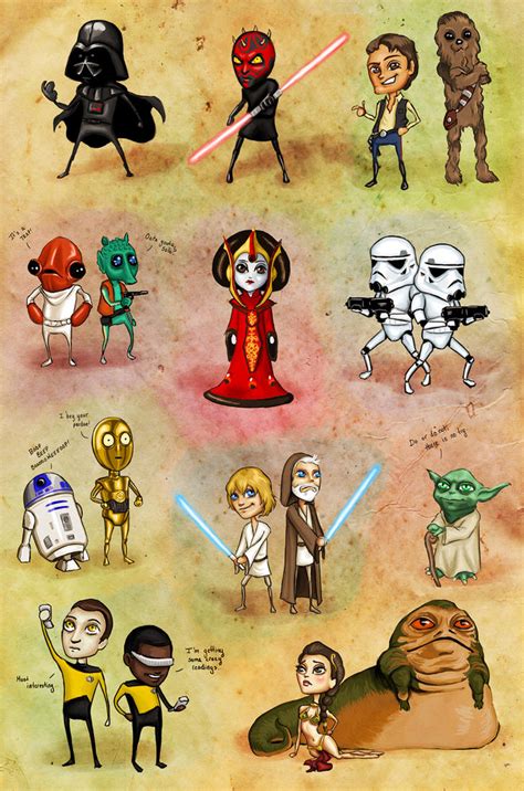 Star Wars Minis By Xeiart On Deviantart