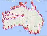 12 Things You Need to Know for Driving Around Australia | Road trip map ...