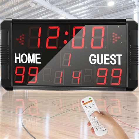 Buy Spolehli Basketball Scoreboard Timer S S Shot Portable Tabletop Scoreboard Wall Mount