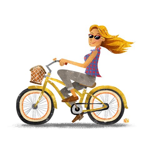 Cartoon Bike Rider