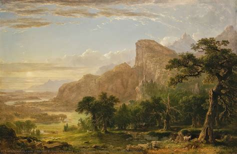 Museum Art Reproductions Landscape Scene From Thanatopsis 1850 By