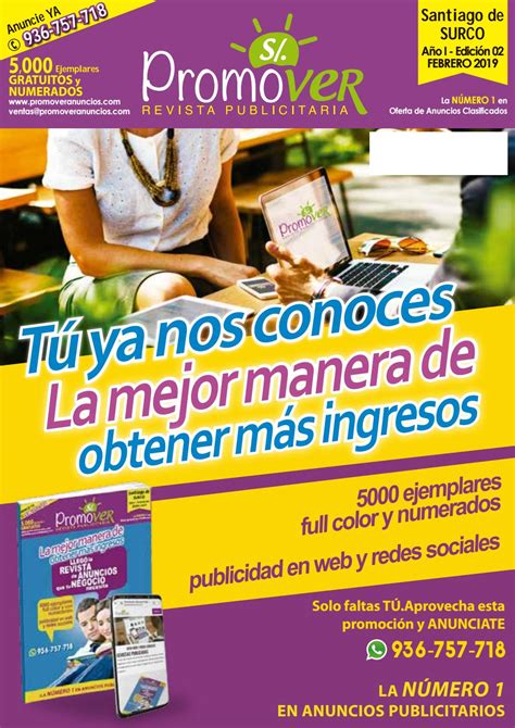 Revista Publicitaria Promover By Promoveranuncios Issuu