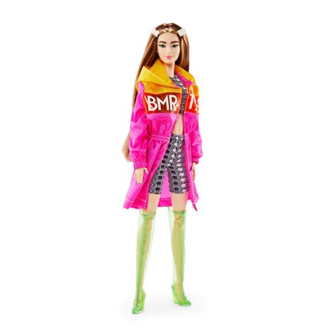 buy barbie bmr1959 fully poseable fashion doll tall brunette 12 5 inch wearing color block