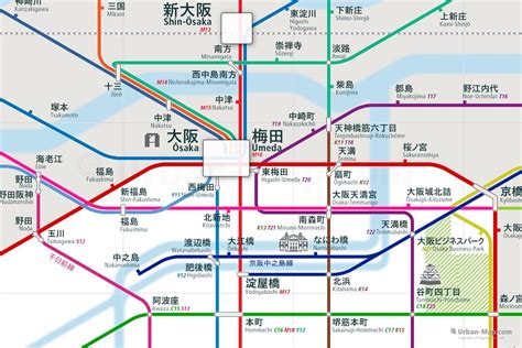 Osaka Mrt Map