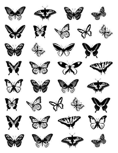 34 Butterfly Temporary Tattoos Flash Tattoo Stickers Party Favors Lovely Body Art Set Of