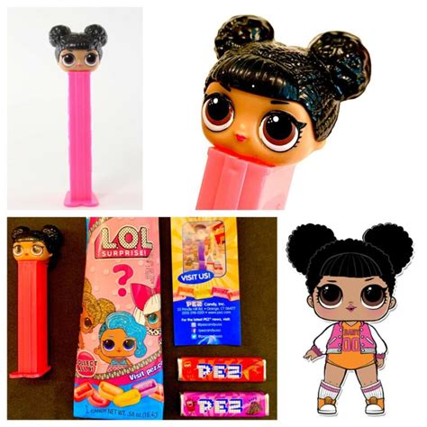 Lol Surprise Pez Dispenser Glitter Hoops Mvp Doll Candy Toy Stocking