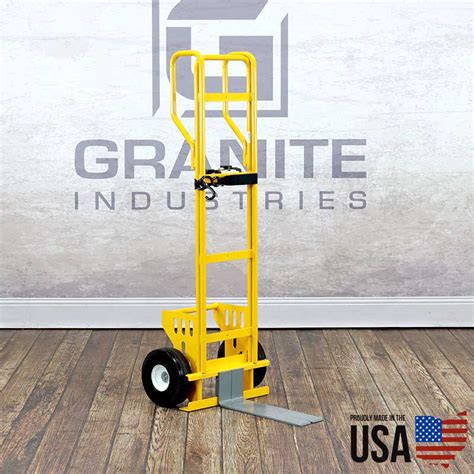 Tall Looped Handle Fork Hand Truck American Cart