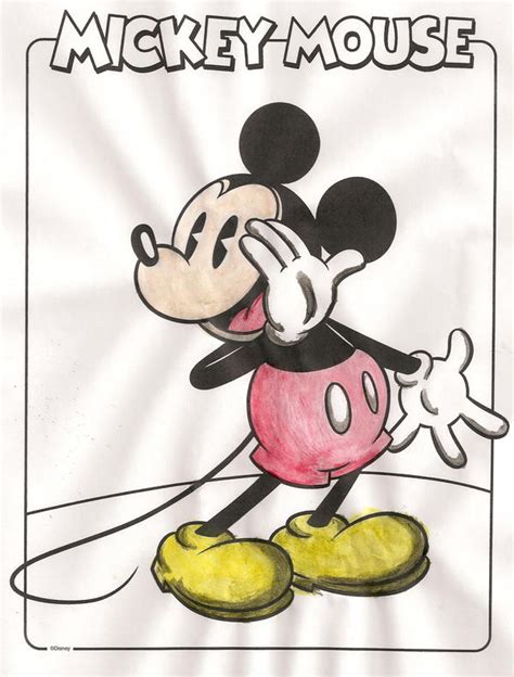 Mickey Mouse Watercolor By Darakumegami On Deviantart