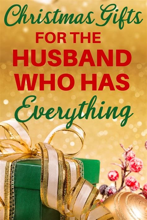 The best gift ideas for your husband's birthday are of course going to be those which cater to his lifestyle and interests. Christmas Gift Ideas for Husband Who Has EVERYTHING! 2020