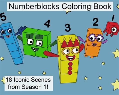 Numberblocks Coloring Book Season 1 Coloring Books Books Seasons