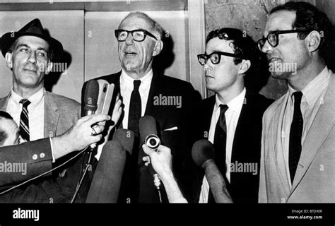 Dr Benjamin Spock Second From Left American Pediatrician And Author