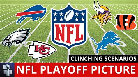 Nfl Playoff Picture Nfc And Afc Clinching Scenarios Wild Card Race