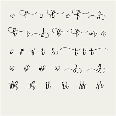 Cricut Font Cutfile Alphabet Svg Calligraphy Font Svg Swash Etsy