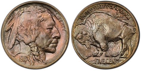 1913 5c Type 1 Ddr Fs 1802 Regular Strike Buffalo Nickel Pcgs Coinfacts