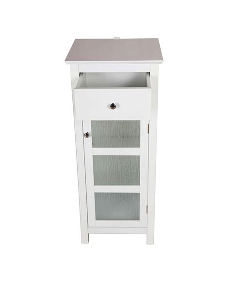 Elegant Home Fashions Connor Floor Cabinet With 1 Door And 1 Drawer