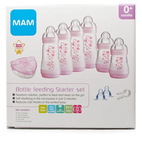 Mam Bottle Feeding Starter Set Girl Chemist Direct
