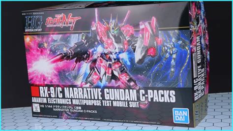 Hguc 1144 Narrative Gundam C Packs Mecha Gaikotsu Unboxing ナラティブガンダム