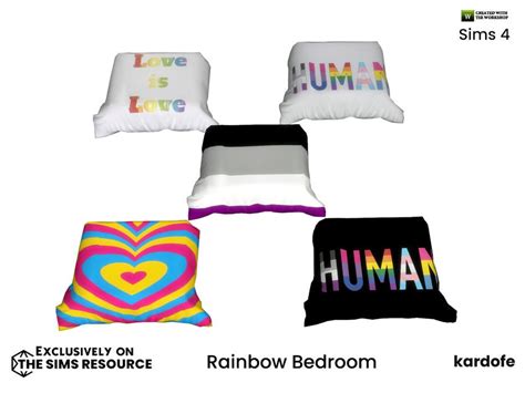 Kardofes Rainbow Bedroom Blanket In 2023 Bedroom Blanket Sims 4