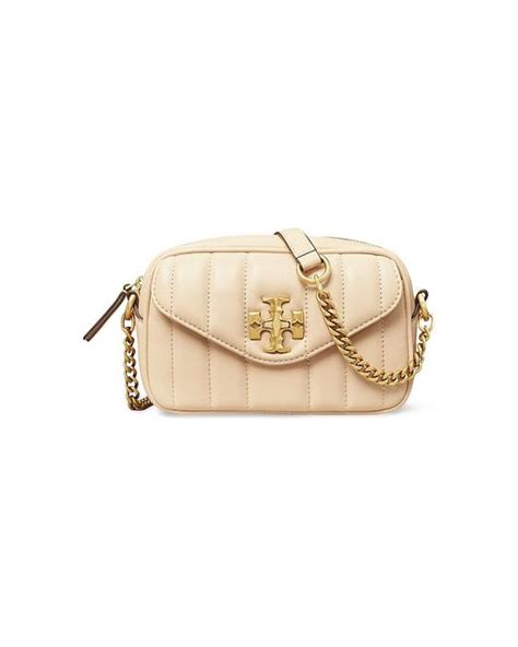 Tory Burch Mini Kira Quilted Leather Camera Bag Lyst