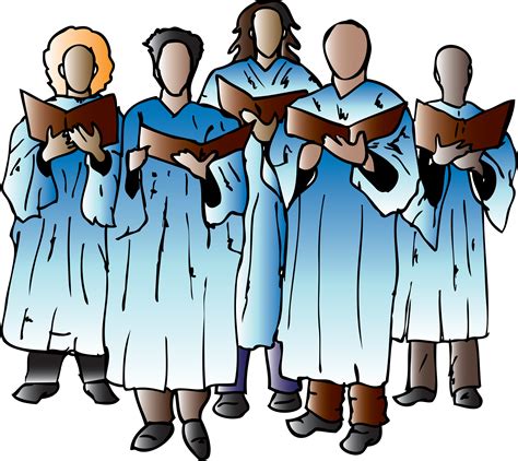 Church Singing Clipart Choir Clip Art Png Download Large Size Png