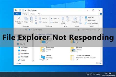 How To Fix File Explorer Not Responding In Windows 10