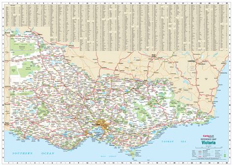 Printable Map Victoria
