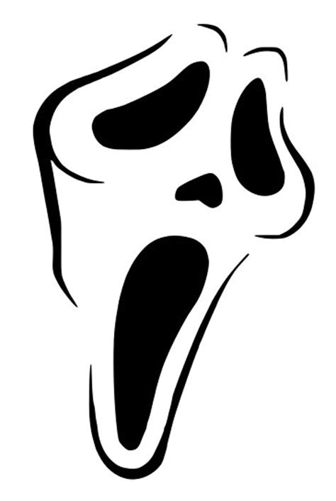 Ghostface Scream Halloween Svg For Craft Machines Cricut Cameo Etsy