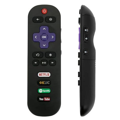 • control your roku device as another remote • stream hit movies, tv shows and more on the go with the roku channel • enjoy private. TCL Roku RC280 4K Smart TV Remote Control with KLIC ...