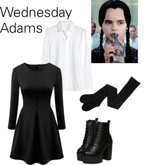 How to dress like wednesday addams for cosplay and halloween [photo: Easy DIY Wednesday Adams halloween costume from clothes you already have | Halloweekend ...