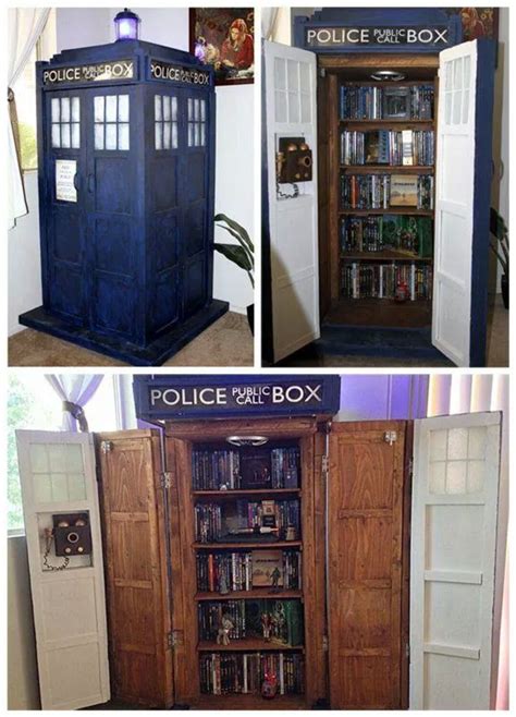 Tardis Bookshelf Bookshelves Bookcase Bookshelf Diy Doctor Who