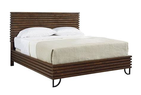 Magnolia Home Stacked Slat Eastern King Panel Bed By Joanna Gaines