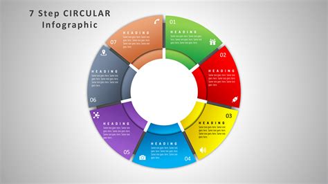 4powerpoint 7 Step Circular Infographic Powerup With Powerpoint