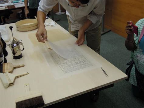Discovering The Secrets Of Japanese Paper Conservation Kew