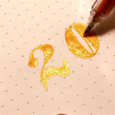 Bold Line Glitter Pen 2020👉paperhouseme💝get 3 With Code Pin3 💝