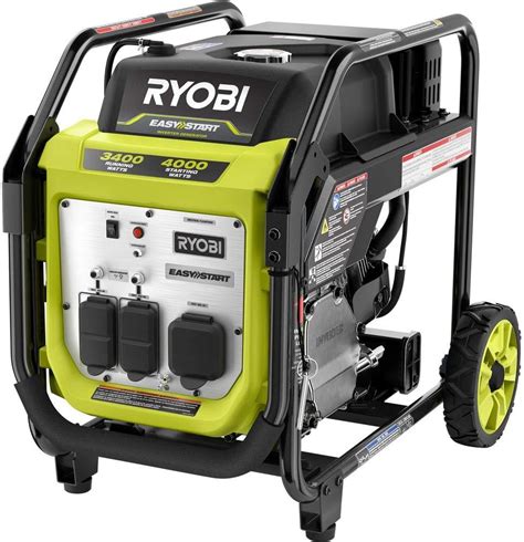 Ryobi Ryi4022x 4000 Watt Gasoline Powered Digital Inverter Generator