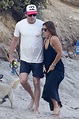 David Duchovny and his girlfriend Monique Pendleberry hit the beach ...