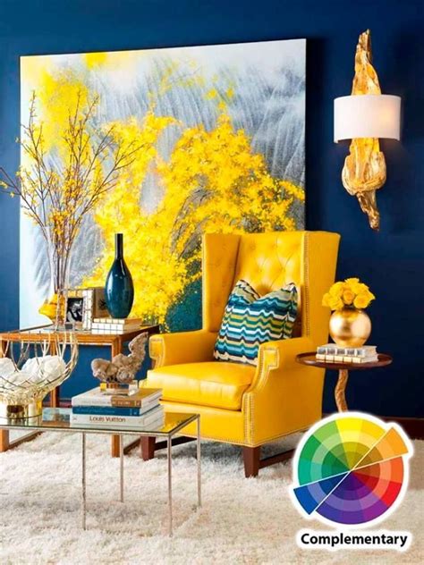 The hex codes can be found underneath each of the color swatches. Blue and yellow (complementary) color scheme. | Yellow ...