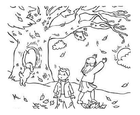 Adorable Fall Coloring Pages for Children | Activity Shelter