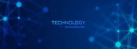 Digital Connecting Banner Technology Polygon Background 693765 Vector