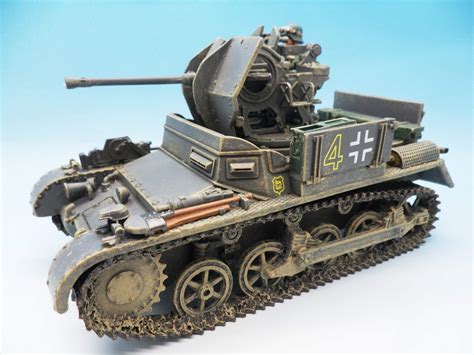King And Country Wwii German Forces Flak Panzer 1a Self Propelled Anti