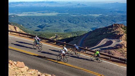 With more than a mile in elevation gain, the winding and scenic ride to the the hours of operation and the fees associated with driving on the pikes peak highway are also applicable to bicyclists. 2018 Pikes Peak Cycling Hill Climb - YouTube