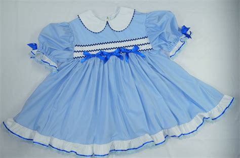 Adult Baby Sissy Abdl Littles Abdl Blue Berry Jelly Dress Set Etsy