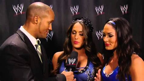 The Bella Twins Look Forward To Their Match March 10 2014 Youtube