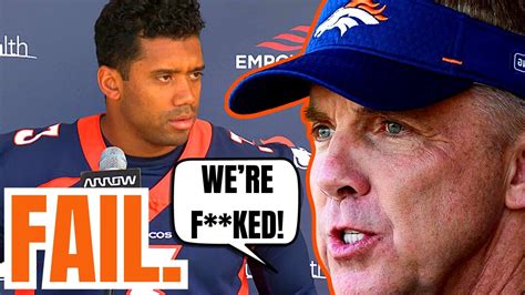 SEAN PAYTON MAY END RUSSELL WILSON S NFL CAREER Russell STORMS OUT As Broncos Offense GOES LIMP