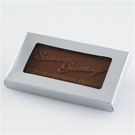 Custom Chocolate Business Cards With Logo 50 Count Mrs Prindables