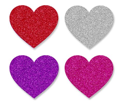 Free Download Digital Glitter Hearts Design Editor