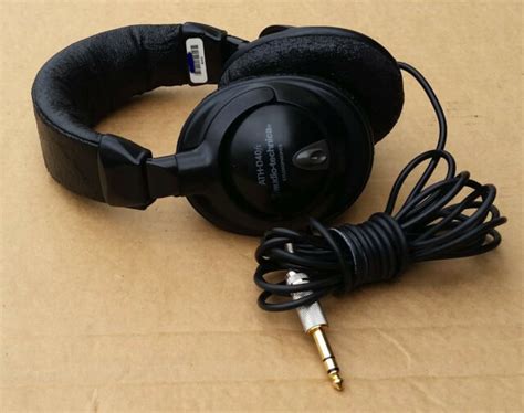 Audio Technica Ath D40fs Headband Headphones Black For Sale Online Ebay