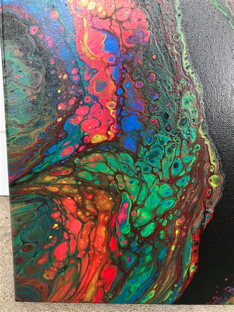 Acrylic Dirty Pour Painting Etsy