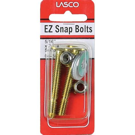 Buy Lasco E Z Snap Off Toilet Bolt Set 516 X 2 14 Heavy Duty