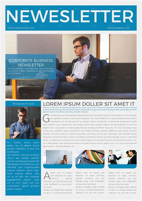 Corporate Business Newsletter Business Newsletter Corporate Business